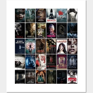 Horror Movie Wall Collage Posters and Art